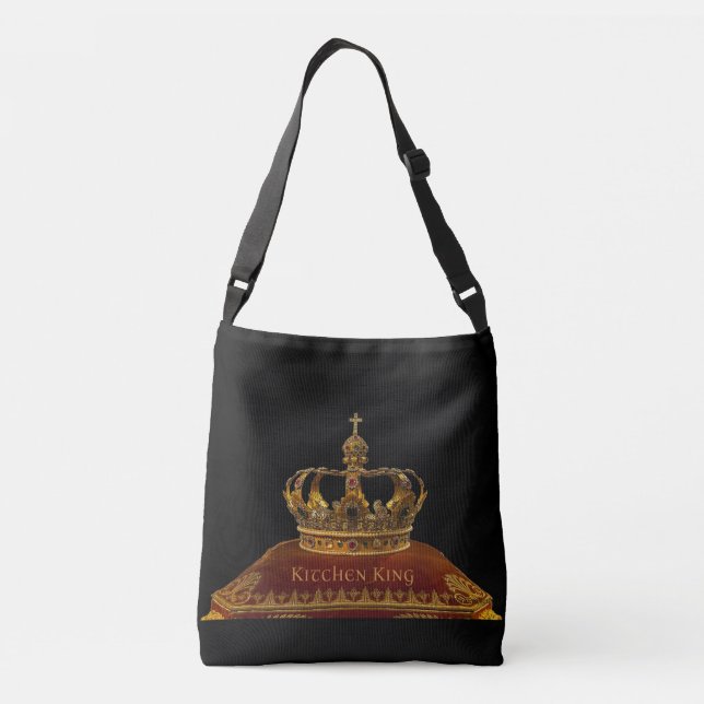 Kitchen King Design Shoulder length Shopping Bag (Back)