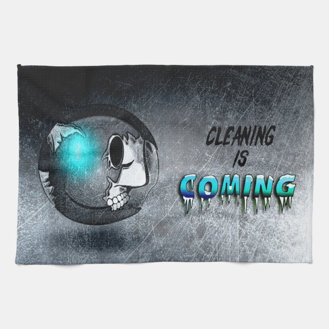 Kitchen Linen Walkermoji Vintage Tea Towel (Horizontal)