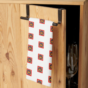 Kitchen Linen Yellow Teapot  Tea Towel