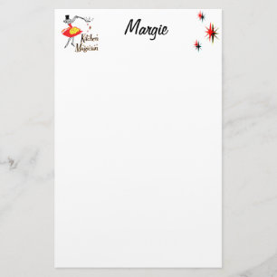 Kitchen Magician Custom Retro Art Stationery