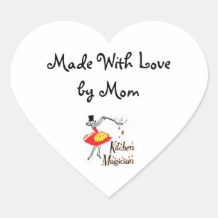 Kitchen Magician Custom Retro Mum Sticker