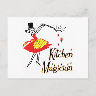 Kitchen Magician Custom Retro Recipe Card