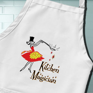 Kitchen Magician Retro Cooking Art Apron