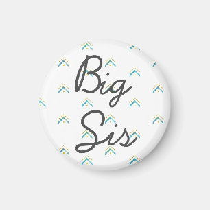 Kitchen Magnet Big Sis Sister Photo Holder