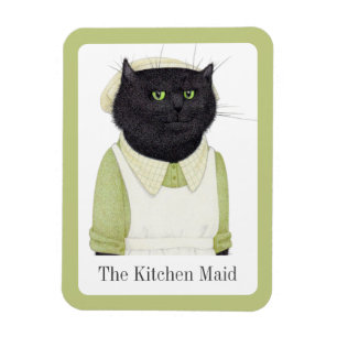 KITCHEN MAID CAT 3x4 Flexible Magnet + Text