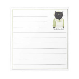 KITCHEN MAID CAT 5.5x6 Notepad + Lines