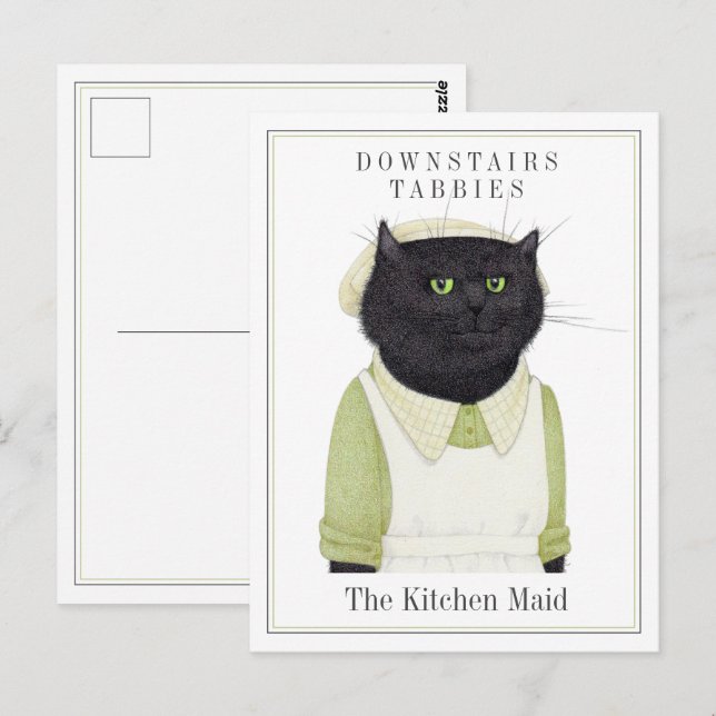 KITCHEN MAID CAT Postcard  (Front/Back)