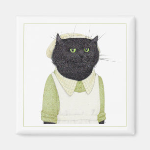 KITCHEN MAID CAT Square Magnet II
