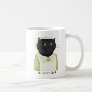 KITCHEN MAID CAT White Mug + Text