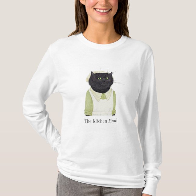 KITCHEN MAID CAT Women's Basic Long Sleeve T-Shirt (Front)