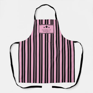 Kitchen Master Stars Black & Pink Apron