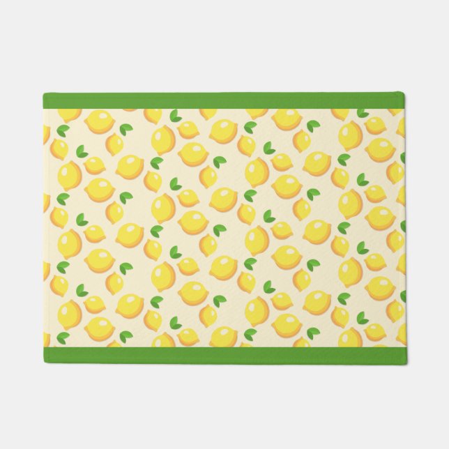 Kitchen Mat Kitchen Floor Mat Lemon Lemons (Front)