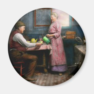 Kitchen - Morning Coffee 1915 Magnet