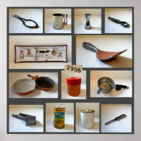 Kitchen Objects Poster