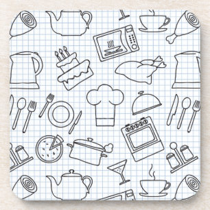 Kitchen Pattern 4 Coaster
