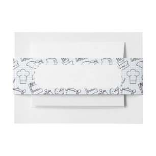 Kitchen Pattern 4 Invitation Belly Band