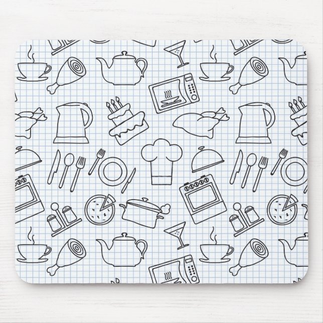 Kitchen Pattern 4 Mouse Pad (Front)