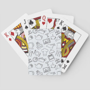 Kitchen Pattern 4 Playing Cards