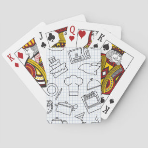 Kitchen Pattern 4 Playing Cards