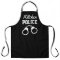Kitchen police funny handcuff apron for him or her