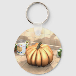 Kitchen Pumpkin Key Ring