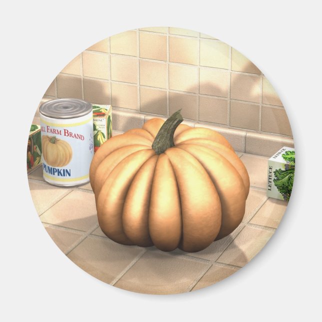 Kitchen Pumpkin Magnet (Front)