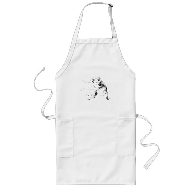 Kitchen Pup Lightness Long Apron (Front)