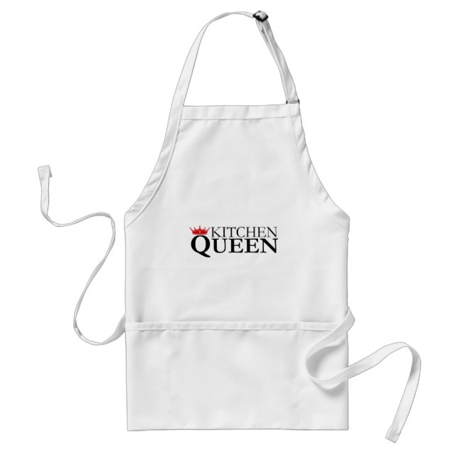 Kitchen Queen and Crown - chef's apron (Front)