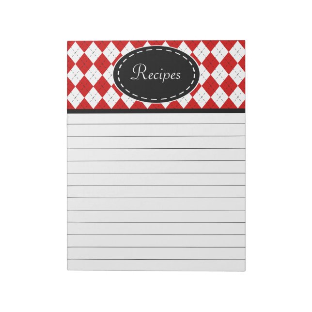 Kitchen Recipe Notepad Gift (Rotated)
