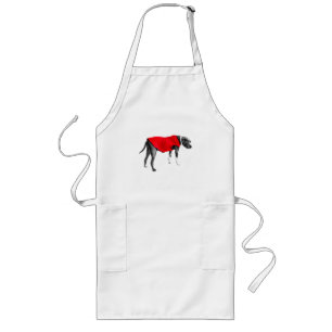 Kitchen Red, Gentle Guard Long Apron