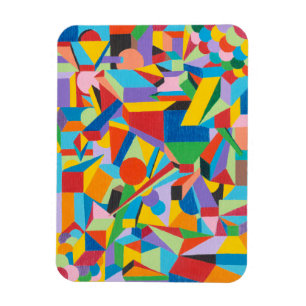 Kitchen Refrigerator Magnet with art print design