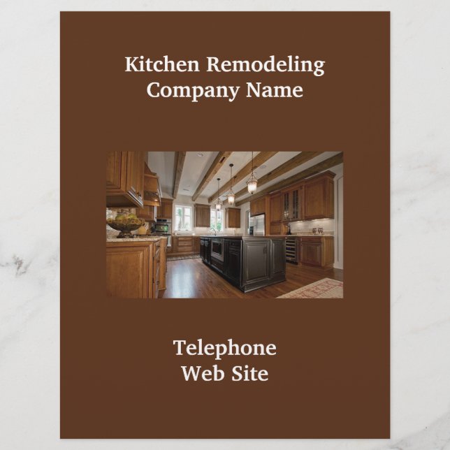 Kitchen Remodeler1 Business Flyer (Front)