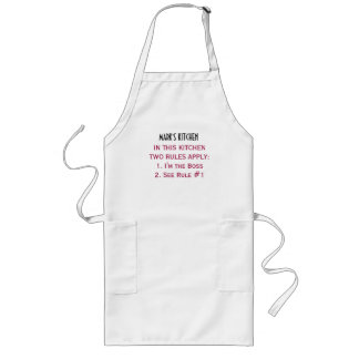 Kitchen Rules novelty chef's apron
