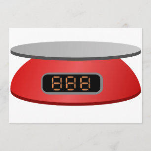 Kitchen Scale Invitations