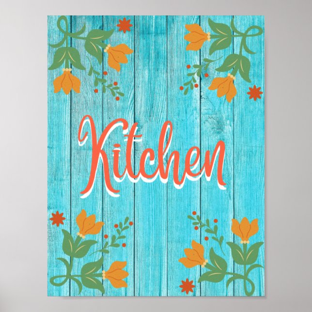 kitchen simple poster (Front)