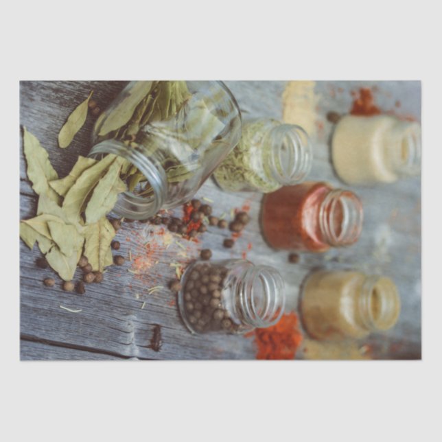 Kitchen Spices Decoupage Tissue Paper (Front)