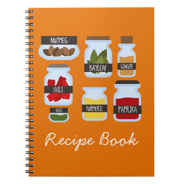 Kitchen spices recipe book (Front)