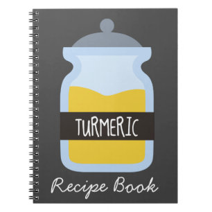 Kitchen spices tumeric recipe book