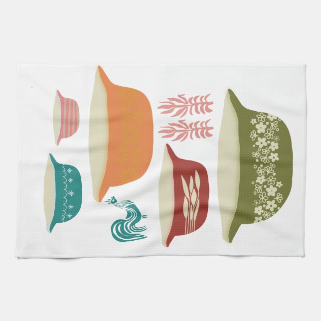 Kitchen Staples  Tea Towel (Horizontal)