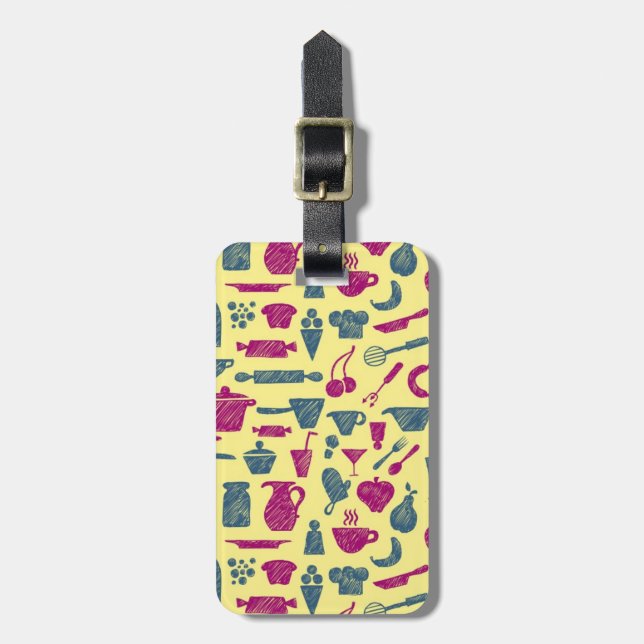 Kitchen supplies luggage tag (Front Vertical)