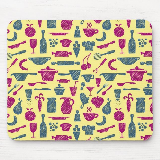 Kitchen supplies mouse pad (Front)