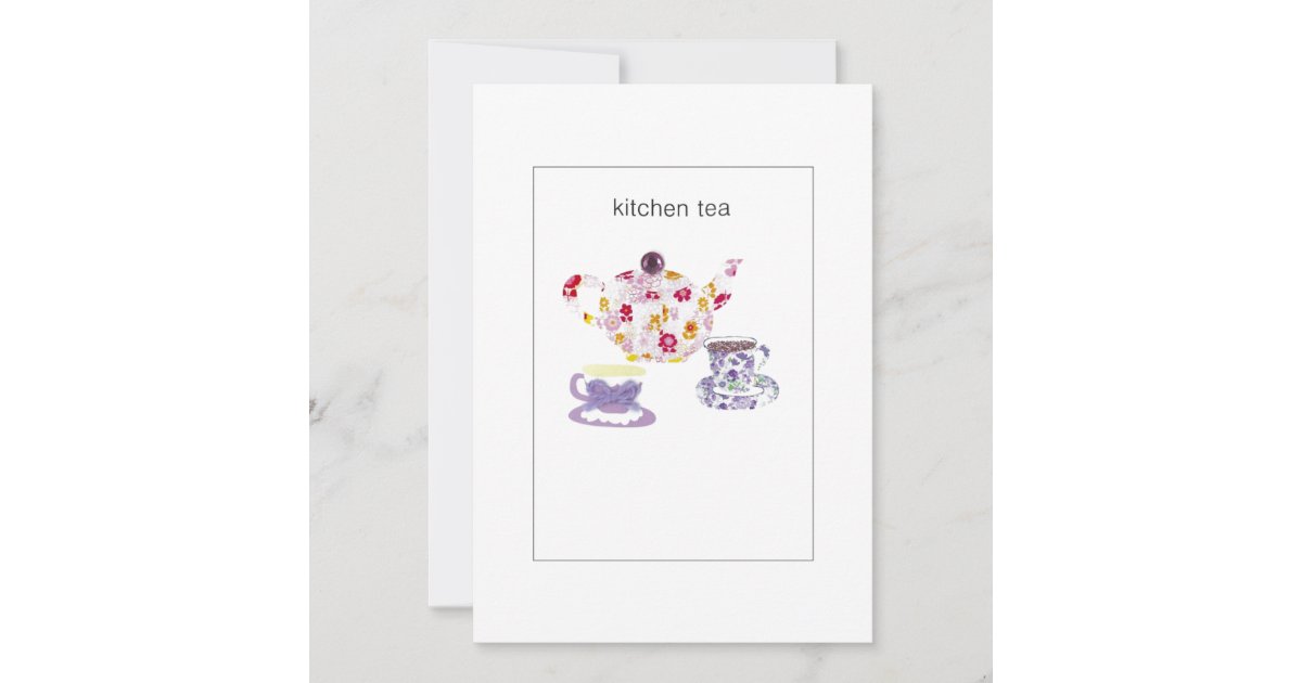 Kitchen Tea Invitation | Zazzle