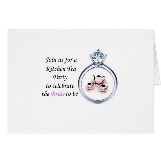 Luxury 44 Kitchen Tea Greeting Card Messages