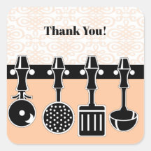 Kitchen Tea Thank You Sticker