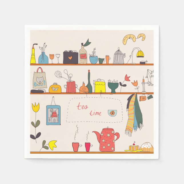 Kitchen Tea Time Napkin (Front)