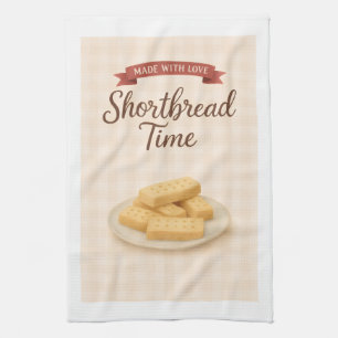 Kitchen Tea Towel Shortbread Made With Love