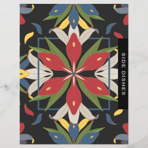 Kitchen Tile Recipe Chapter Divider Side Dishes