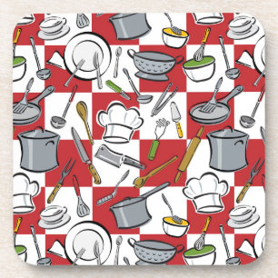 Kitchen Tools Check Coaster