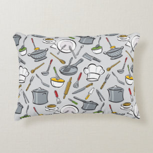 Kitchen Tools Pattern Decorative Cushion