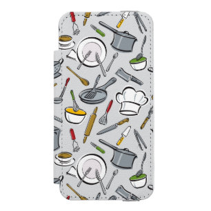 Kitchen Tools Pattern Incipio Watson™ iPhone 5 Wallet Case